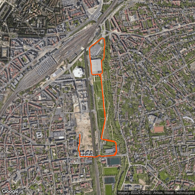 Course à pied en soirée